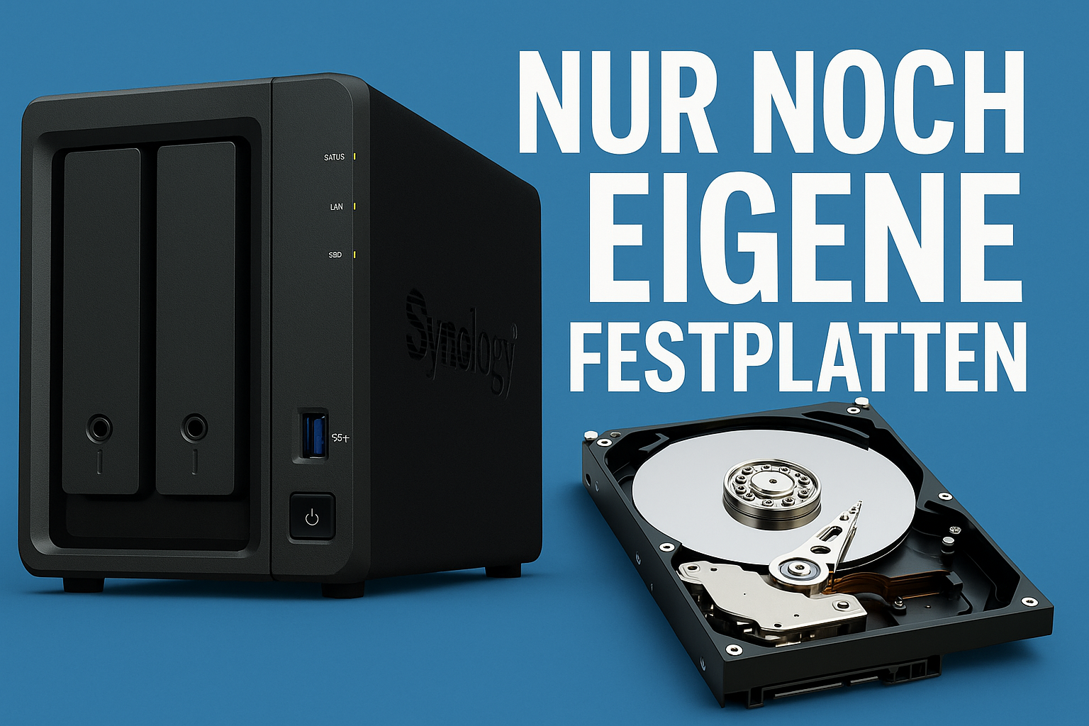 Synology nur noch eigene Festplatten: Harte Einschränkung oder cleverer Schutz? (2025 Analyse)